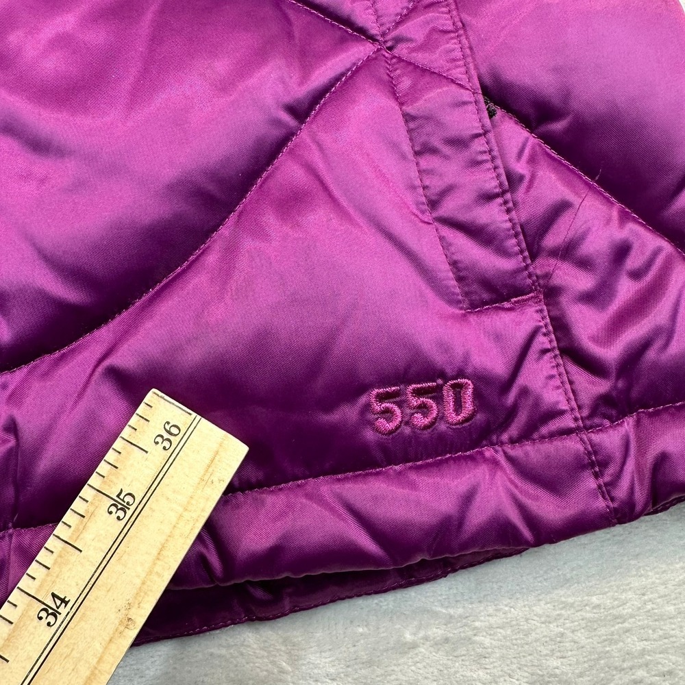 The North Face Vest Womens S Purple 550 Down Quilted Puffer Sleeveless Jacket - Picture 3 of 11
